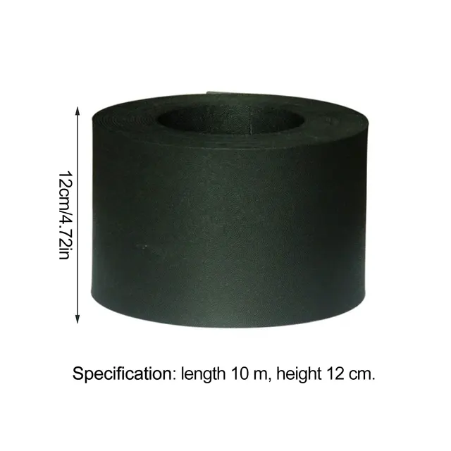 10M Kerti Fű Szegély Kerítés Öv Műanyag Gyep Kő Elszigetelő Háztáji Dekoráció Gát Terasz Kertészkedés Dekoratív Zöldítőöv - Image 6