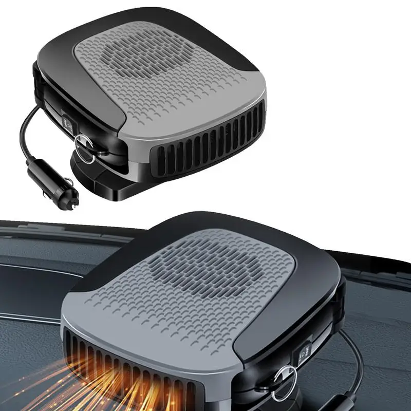 

12V Fast Heating Defrosting Snow Demister 150W 2 In1 Car Electric Heater Car Cooling Heating Fan 360 Degree Rotate Defroster