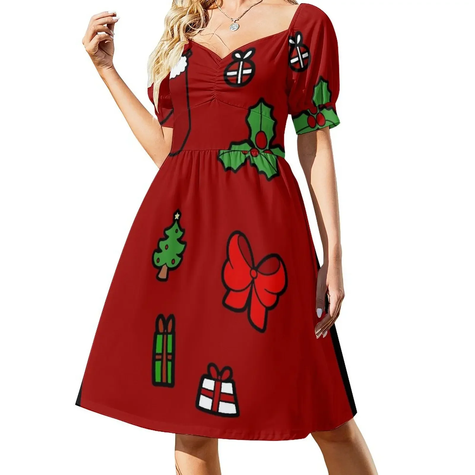 thumbnail image 1 of Vestido sin mangas Vestidos de mujer Ropa Vestido de verano Vestido diario, 1 of 7