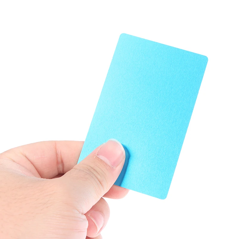 Hot sale 10Pcs/Set Blank Metal Business Card Aluminum Alloy Blanks Card DIY Laser Printing Business Cards Kit