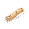 Shot Glass Holder with 6 Slots Bamboo Shot Glass Tray Durable Shot Glass Display Shot Glass Storage for Wine Glasses 3