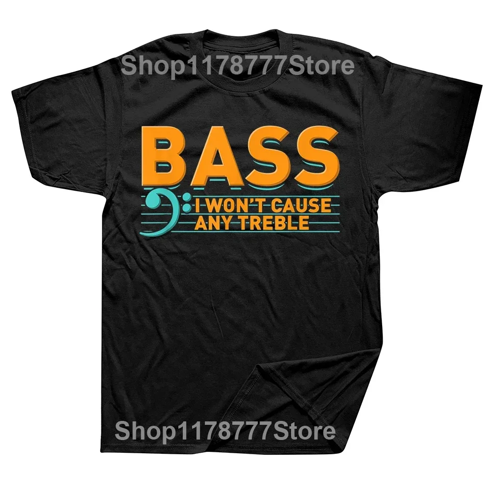 Colorful Bass Guitar Graphic Oversized Unisex T-Shirt