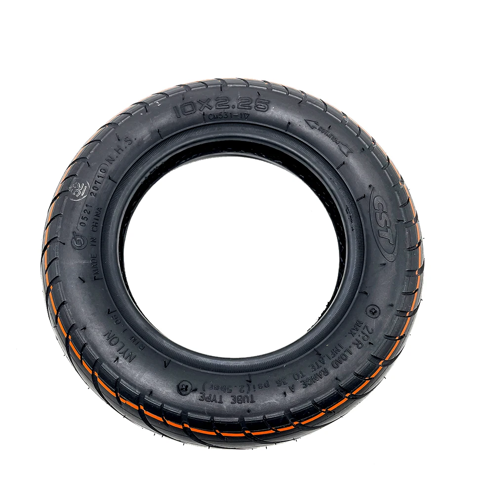 Pneu Caoutchouc 10 Pouces 80/65-6 Scooter électrique Kugoo G1 - Noir