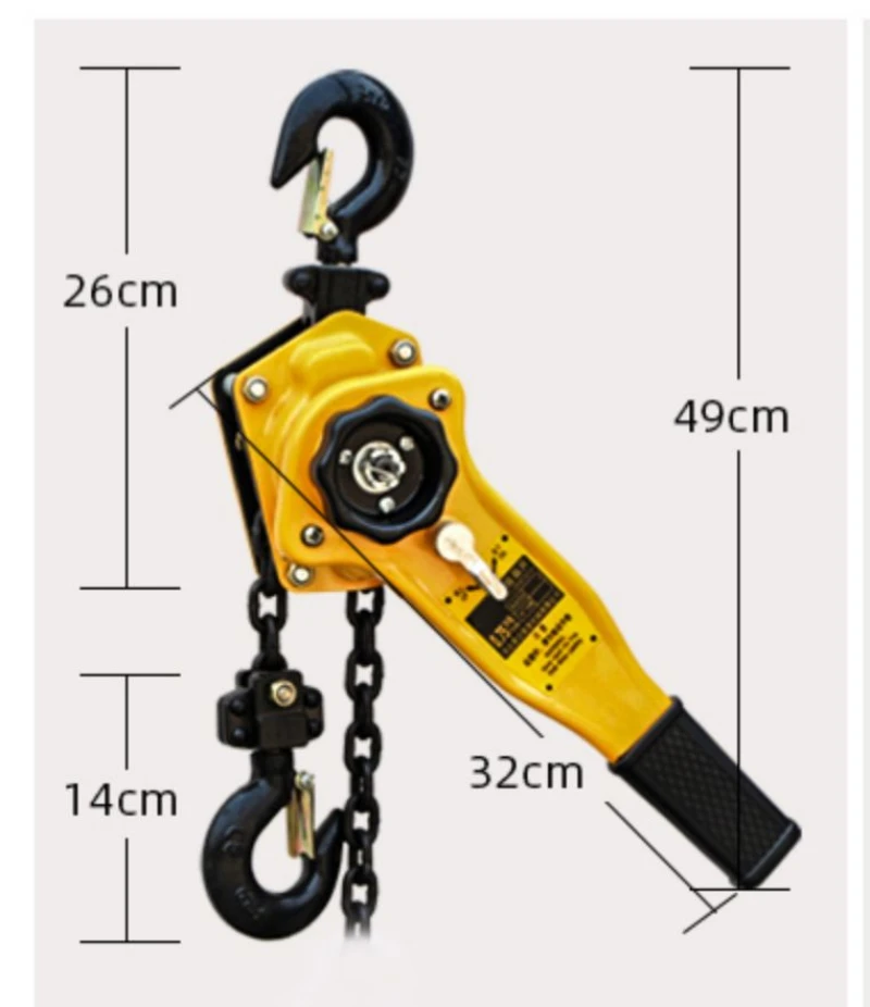 Hand Cranked Hoist Wire Tensioner 1/1.5/2/3 t/6 Ton