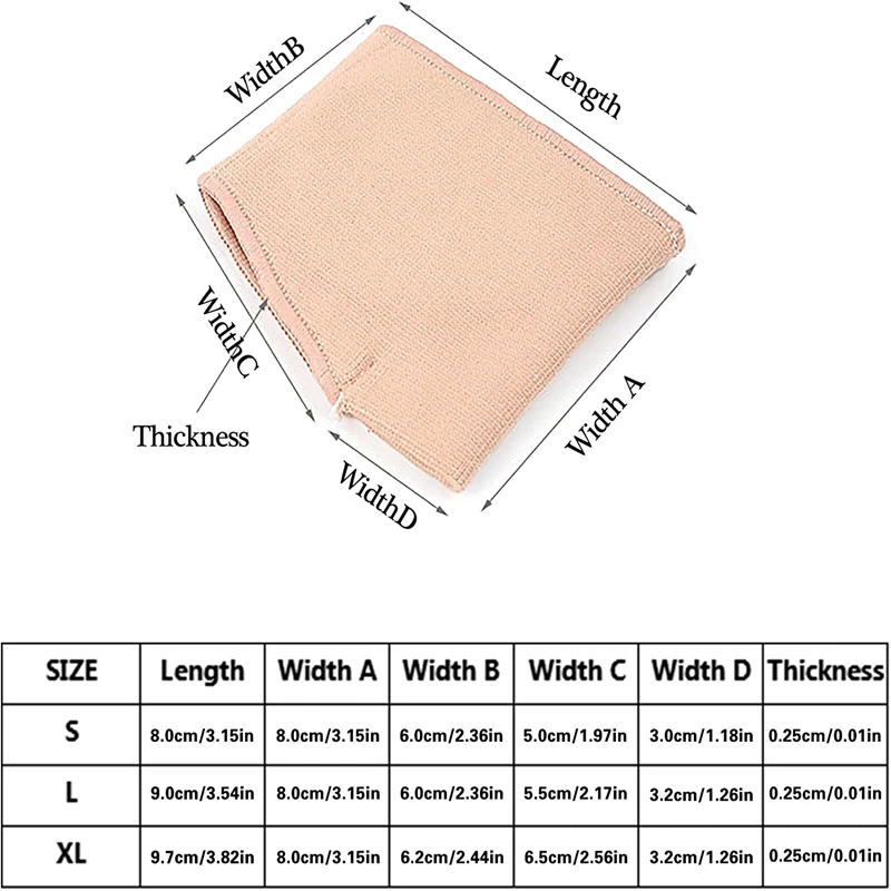 Forefoot Pads 2pcs Metatarsal Pads for Women and Men Ball of Foot Pain Relief Insoles Half Sock Support Soft Gel Cushion
