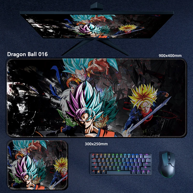 Mousepad Goku Super Saiyajin Níveis Dragon Ball com apoio