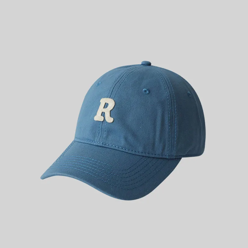 Unisex Große Größe 62 cm Baumwolle Casual Baseball Caps Einfarbig Buchstabe R Outdoor Reiten Kopf Kappe für Herren 4 saison Tragen Hut Männlich – Detail 7