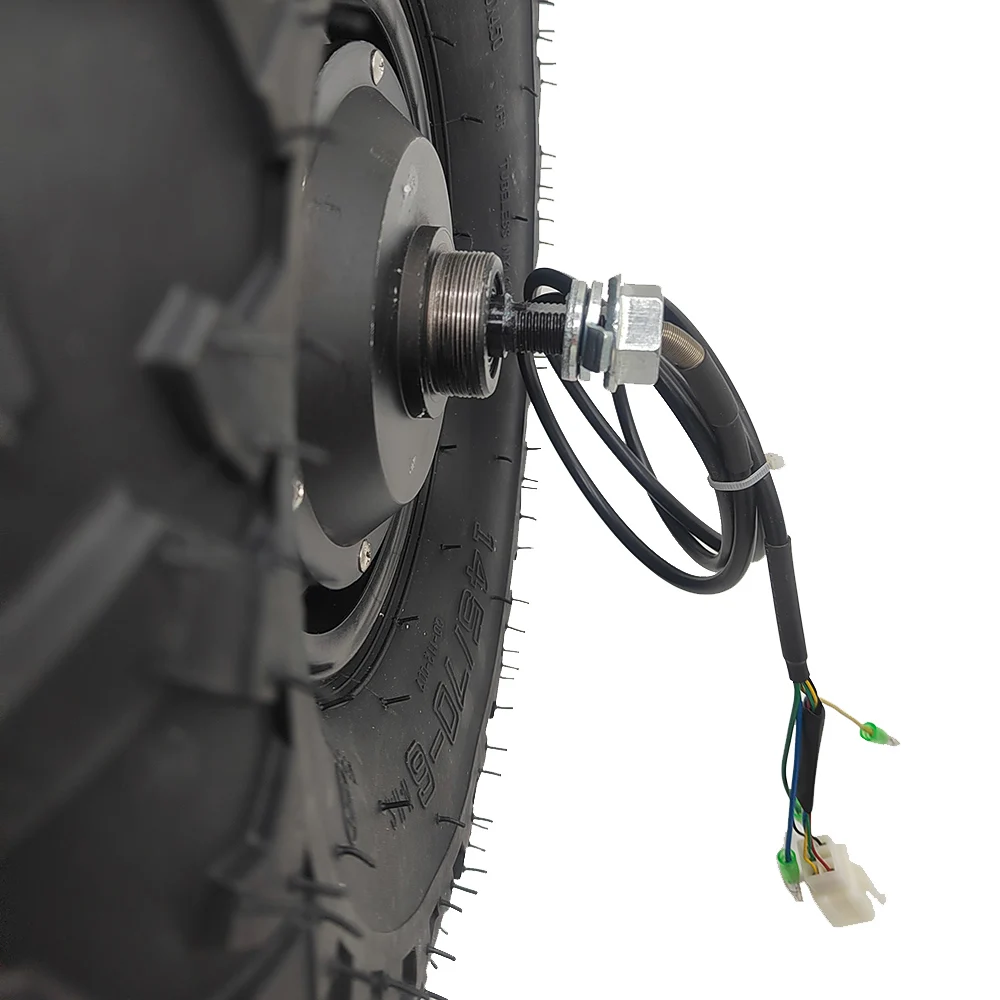 Wheelbarrow Motor Kit High Torque Wheelbarrow 24v 36v 48v 350w 500w Electric Brushless Motor Kit 14.5inch Off-Road Tires