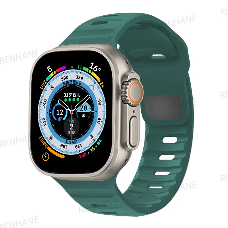 Premium Silicone Sport Watch Band - Versatile and Durable Bracelet