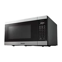 1100W Genius Sensor Cook Auto Defrost Microwave Oven 1.3 cu ft Stainless Steel Smart Compact Space-Saving Turntable Keep Warm 2