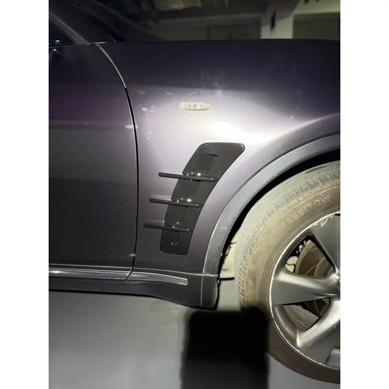 인피니티 FX35 FX37 FX50 EX35 EX37 2009-2013 QX70 2014-2020 자동차 사이드 도어 바디 펜더 트림 보드 커버 에어벤트 장식
