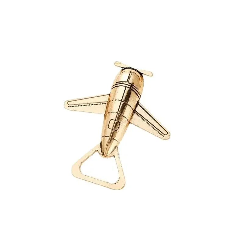 Zinc Alloy Airplane Beer Bottle Opener Gift