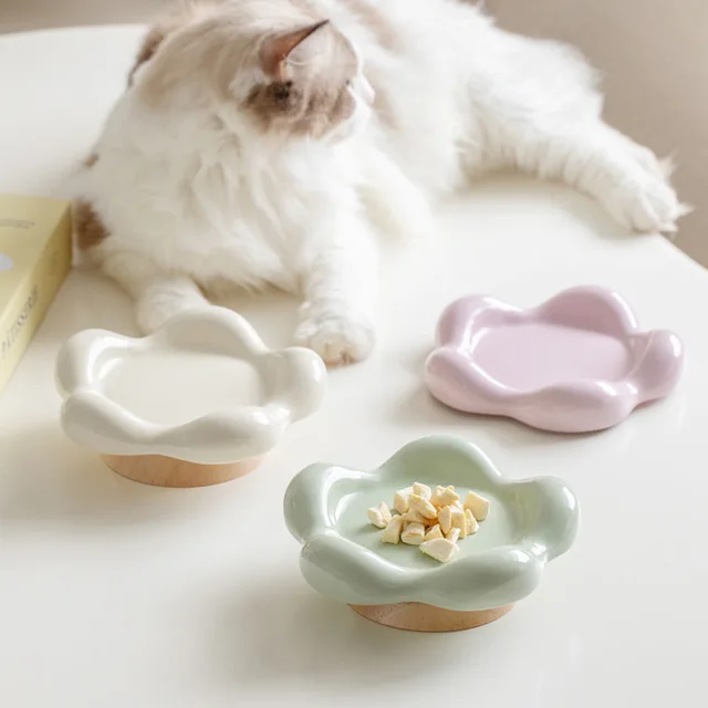 Pet Ceramic Bowl Cervical Spine Protection Cat Bowl Cat Food Snack Bowl Pet Dinner Plate Dog Food Bowl Pet Snack Tray Pet Ceramic Bowl Cervical Spine Protection Cat Bowl Cat Food Snack Bowl Pet Dinner Plate Dog Food Bowl Pet Snack Tray