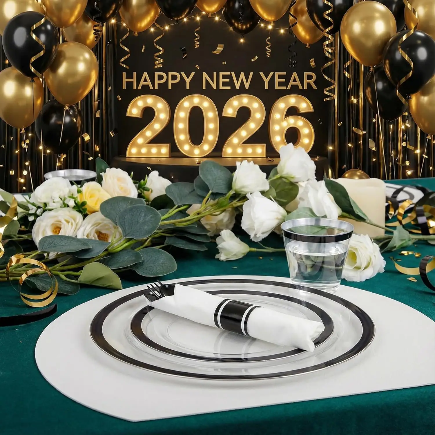 350PCS Party Dinnerware Set 2
