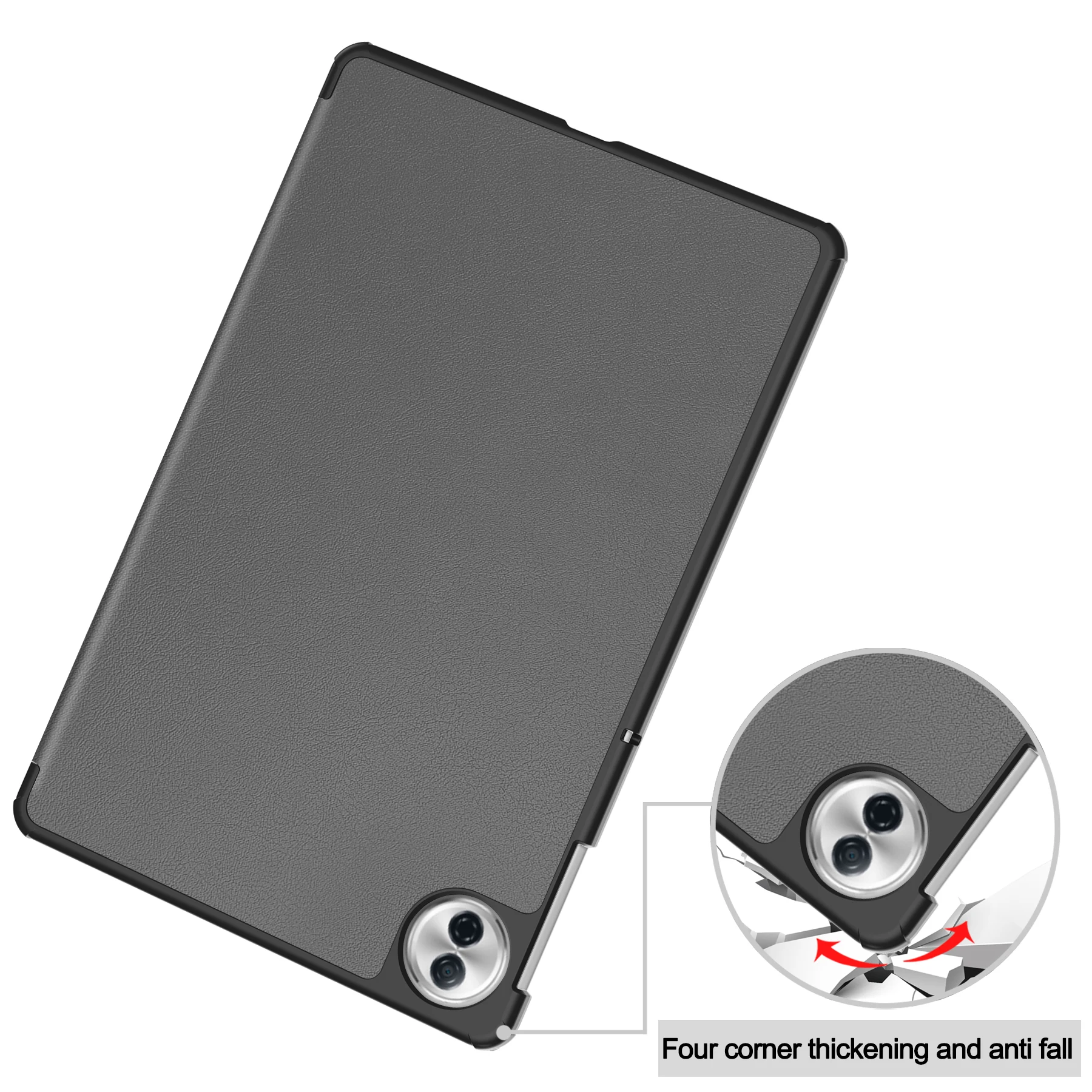 Premium Tri-Folding PU Leather Stand Cover with Auto Wake Function