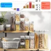 Pasta Storage Box Transparent Plastic Grain Seal Tank Spaghetti Storage Container Moisture-Proof Snack Jar Kitchen Food Tank 6