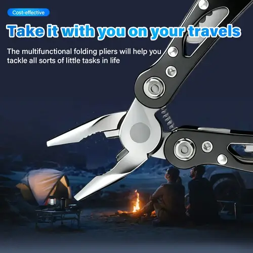 New Folding Multi-tool Pocket Knife Pliers Mini Portable Fold Outdoor Hunting Survival Rescue Tactical Multipurpose Repair Tool - Image 2