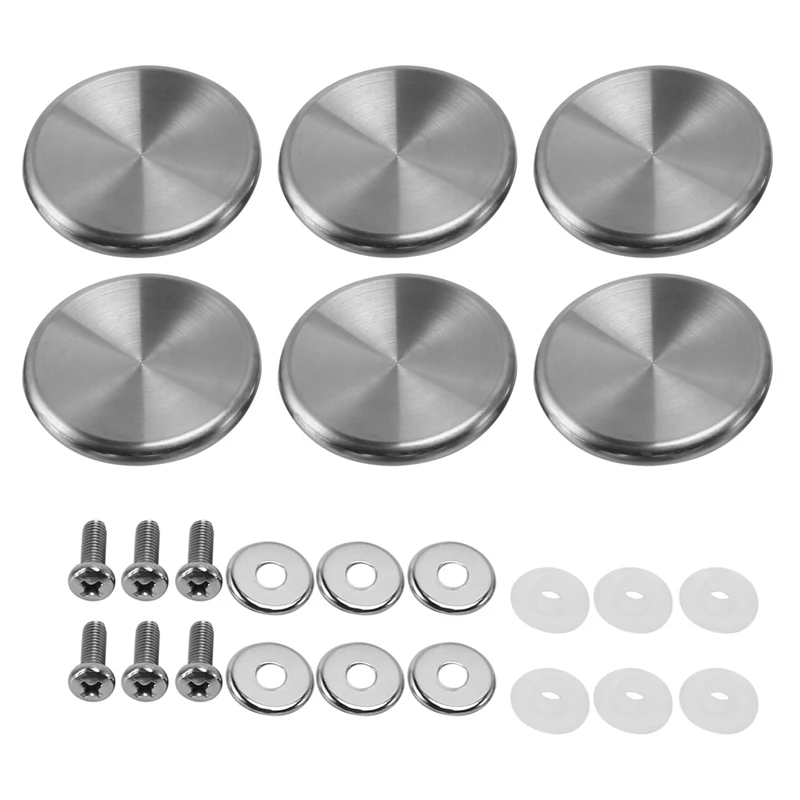 6pcs Dutch Oven Knob, Stainless Steel Pot Lid Replacement Knob For Le