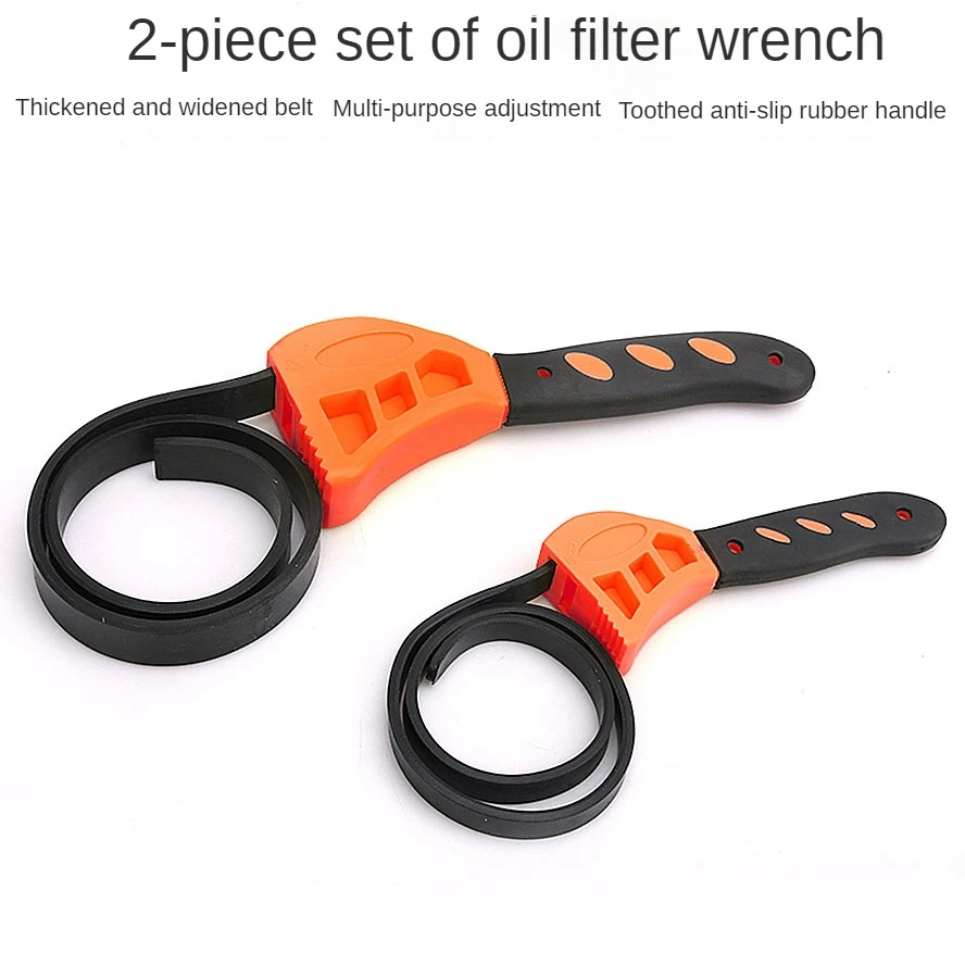 

Belt Filter Wrench, Oil Filter Cartridge Disassembly Tool