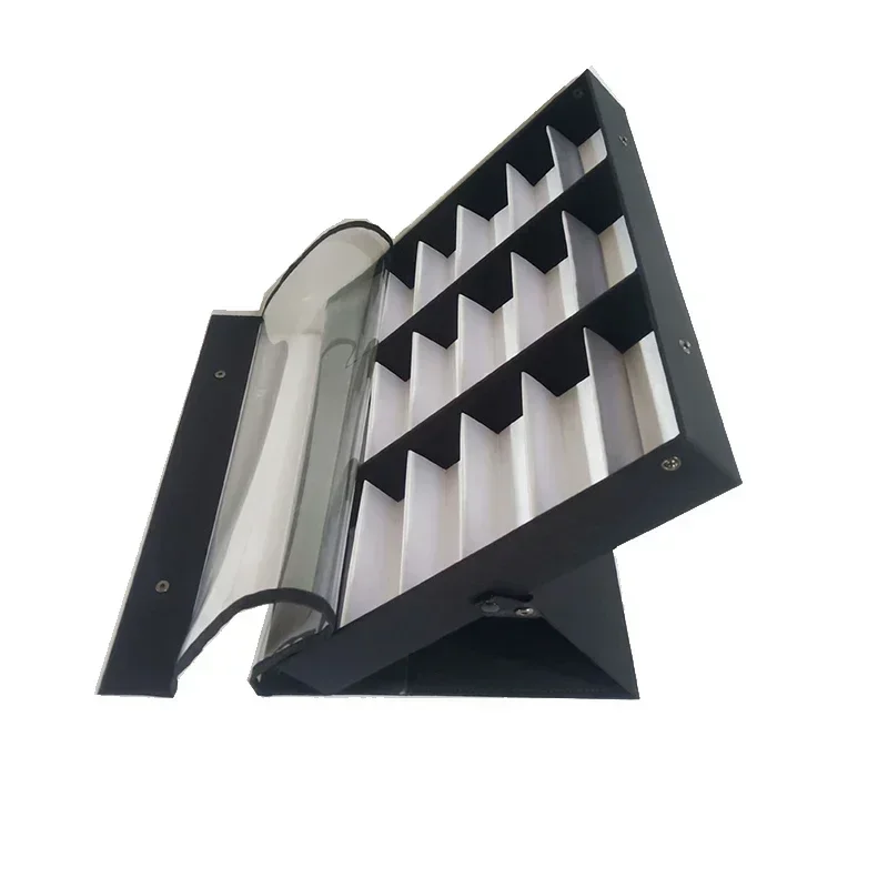 Organizer Per Occhiali Da Sole Con 18 Scomparti – Custodia In Nylon Con Fodera In Seta, Nera, Pieghevole