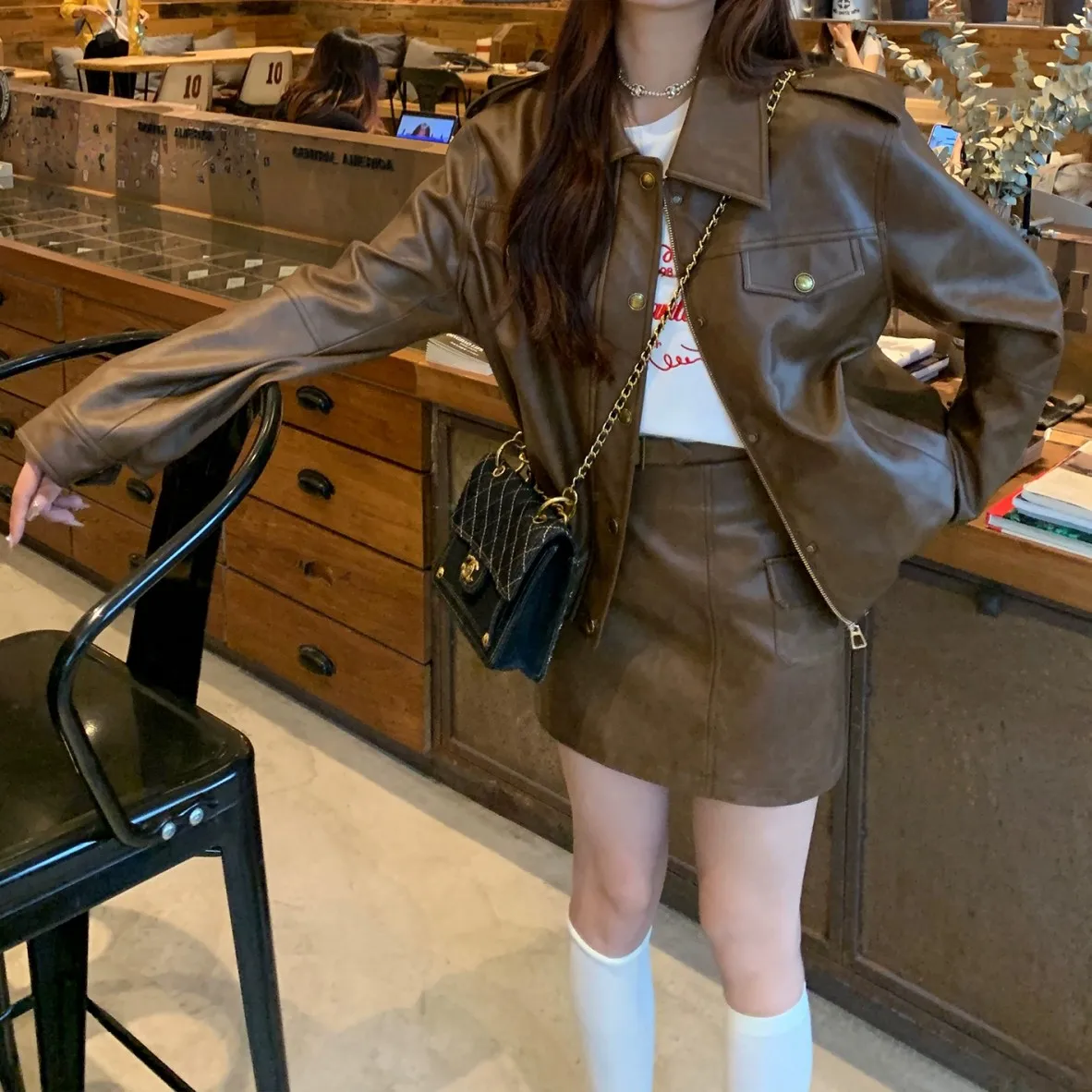 Рисунок 3 - Кожаные куртки для женщин