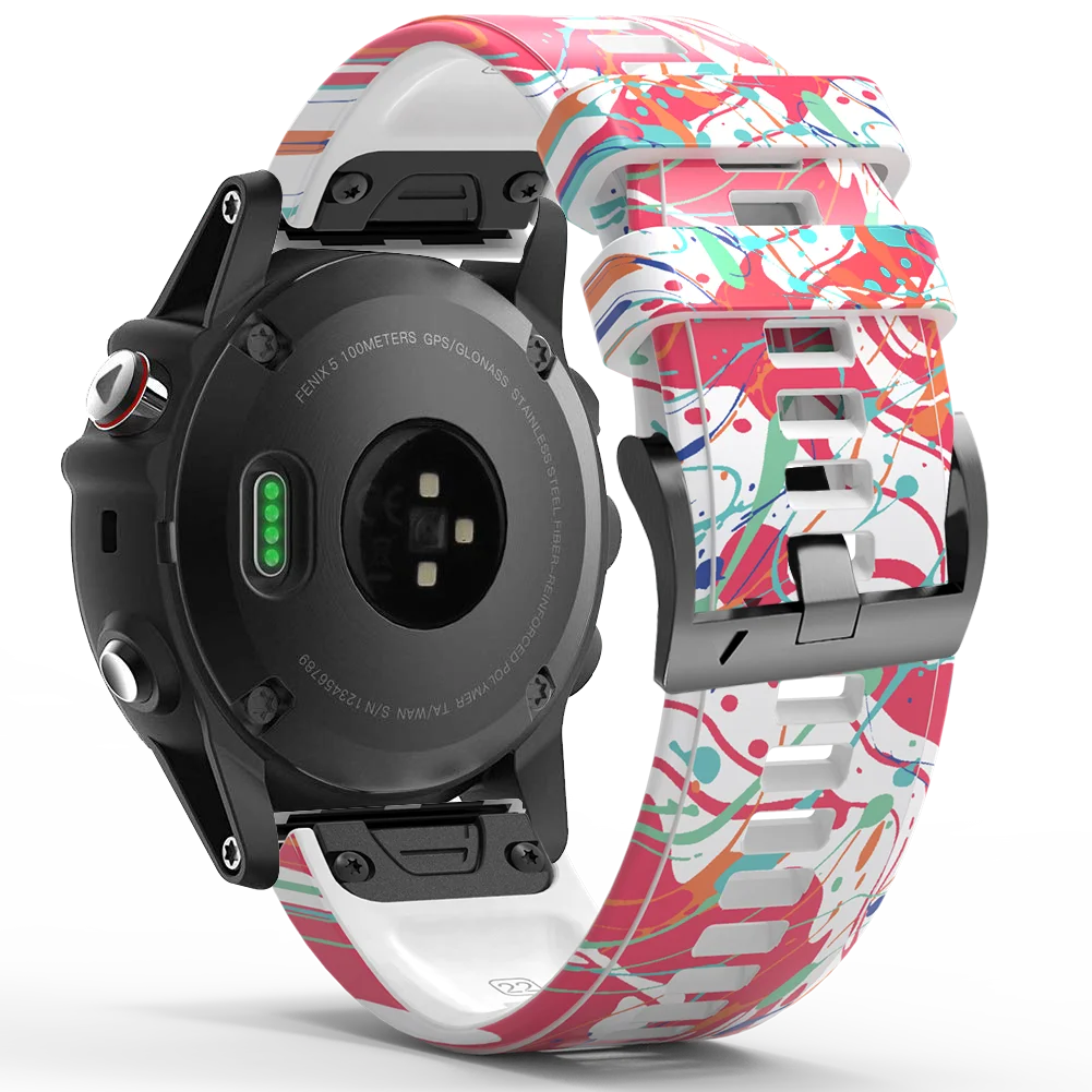 Premium Soft Silicone Quick Release Easyfit Wristband Strap 22mm/26mm