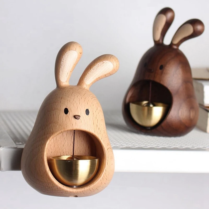 Decorative Wooden Bell, Shaped Hanging Bell, Shopkeepers Bell For Door Opening, Windows And Refrigerators