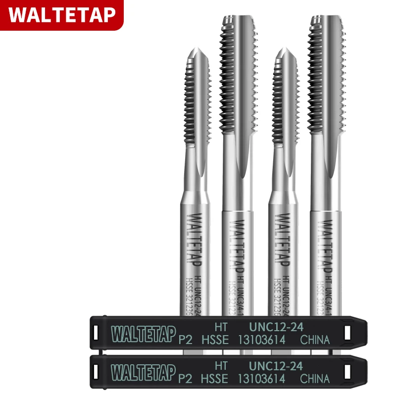 WALTETAP 1pc 오른손 나사탭 HSS 3/16-40 기계 플러그 탭 미터법 ..