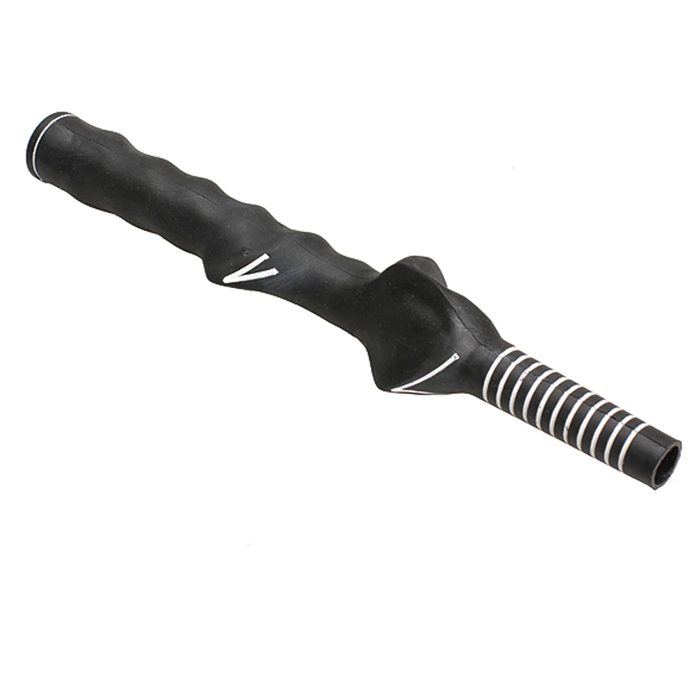 Right-Handed Practice Aid Hand Position Rubber Golf Club Grips Teaching Aid Golf Swing Training Grip