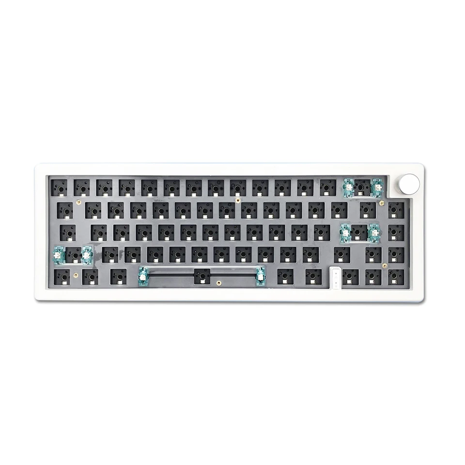 66 Keys Mechanical Keyboard RGB Bluetooth Wired