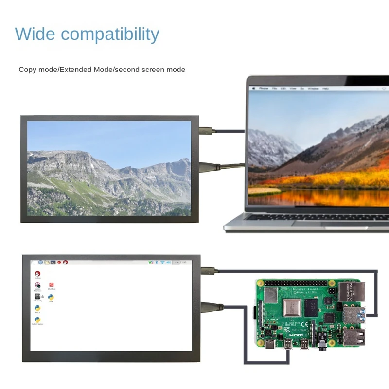 7 ġ LCD 1024x600 ػ ġ ũ IPS ÷ ,   4 3 2 1 B B + A +