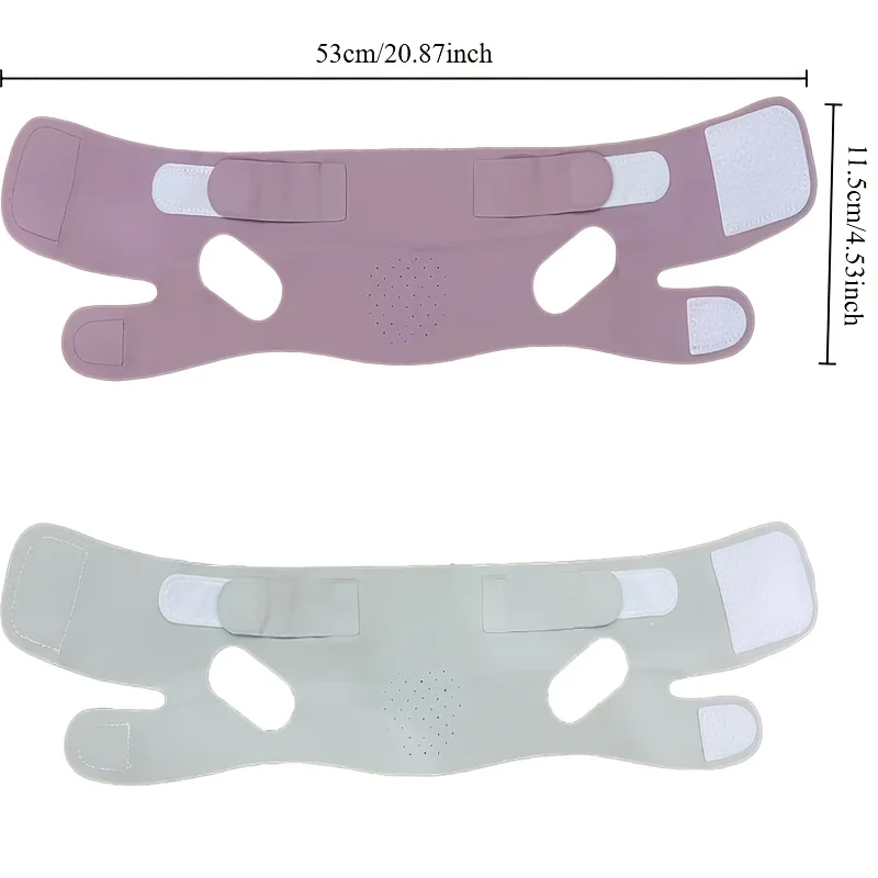 Face Slimming Mask for Women - Reusable Jawline Trainer & Double Chin Reducer, Non-Surgical Face Lift Band Hypoallergenic