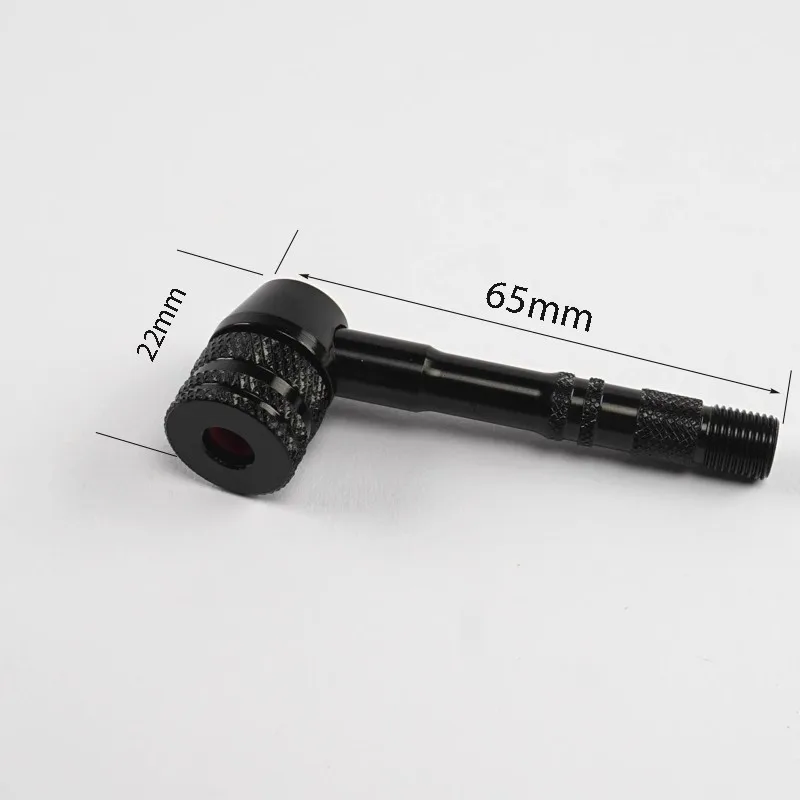 Bicycle Black Disc Wheel 90 Degree Adapter Fix MTB Road Bike Presta Pump Valve Rim Adapter Convert Connector Cycling Accessorie bicycle valve adapter bicycle valve accessories