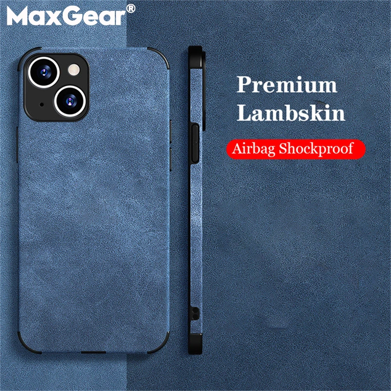 leather iphone 11 Pro Max case Lambskin Leather Phone Case For iPhone 13 12 11 Pro Max Mini XR XS X 8 7 Plus SE 2020 Soft Silicone Shockproof Back Cover Coque leather iphone 11 Pro Max case