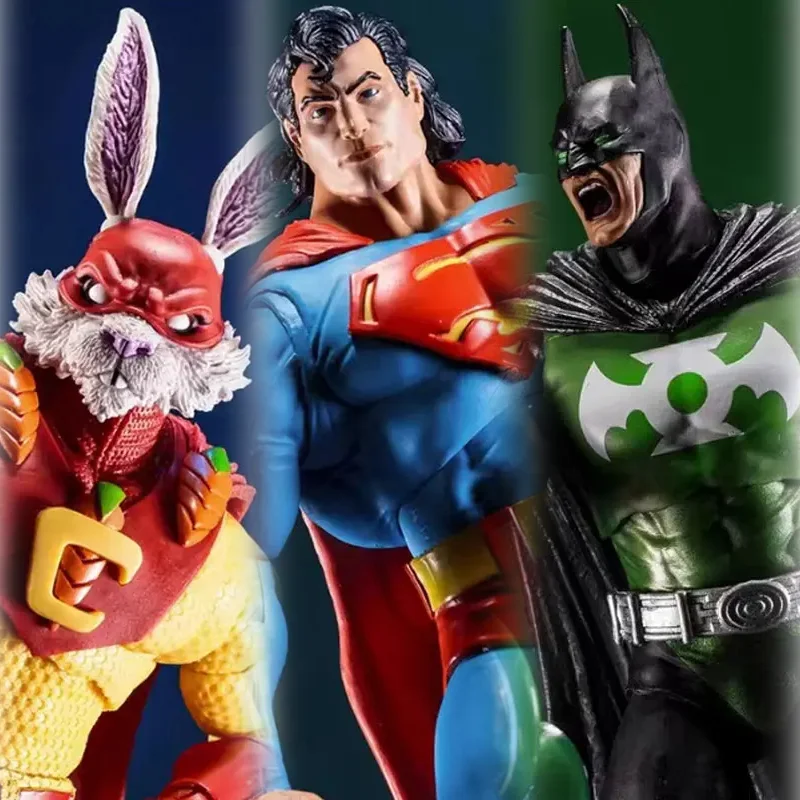 

Mcfarlane Collector's Series Dc Multiverse Superman Returns Captain Carrot Green Lantern Batman Variant Anime Figure Toys Gifts