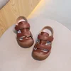 New Girl Sandal Anti Slip Soft Sole Comfort Kid Sandals Simple Roman Soft Sole Boy Shoes Daily Retro Casual Shoe Flat Beach Shoe 2