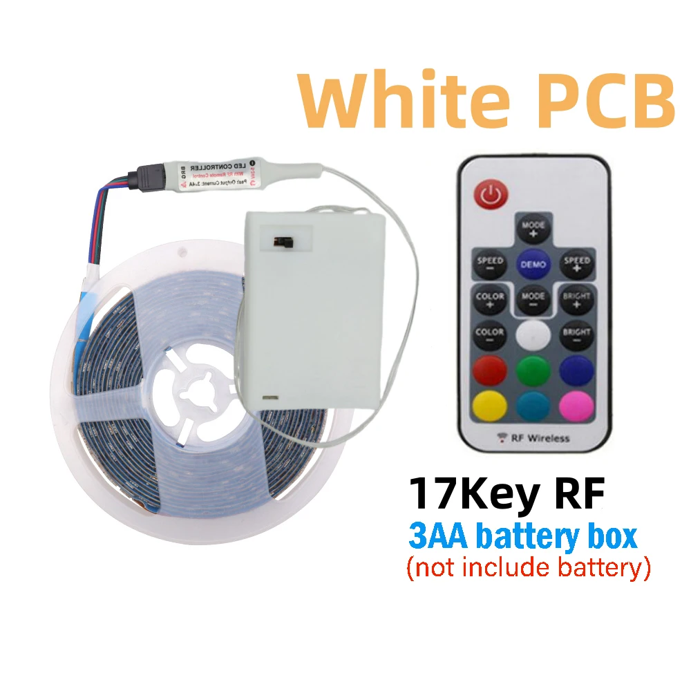 ตัวเลือกสินค้า เทปแสง LED ยืดหยุ่น RGB 5V 5050 สร้างบรรยากาศบ้าน