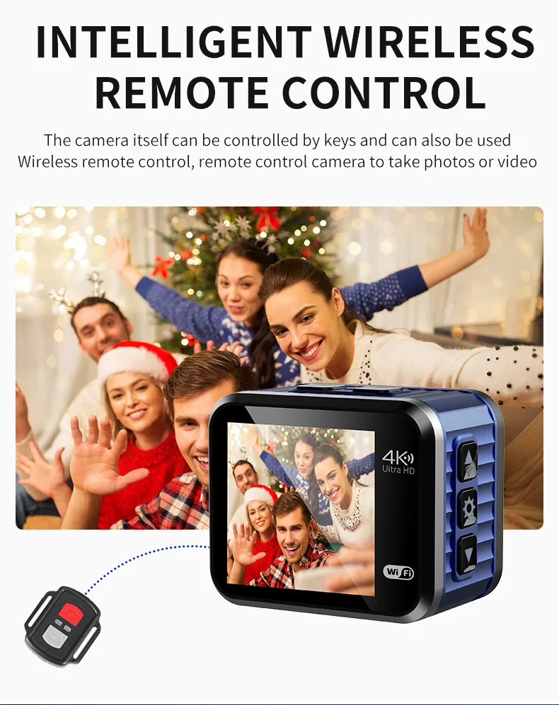 Intelligent wireless high definition video camera.