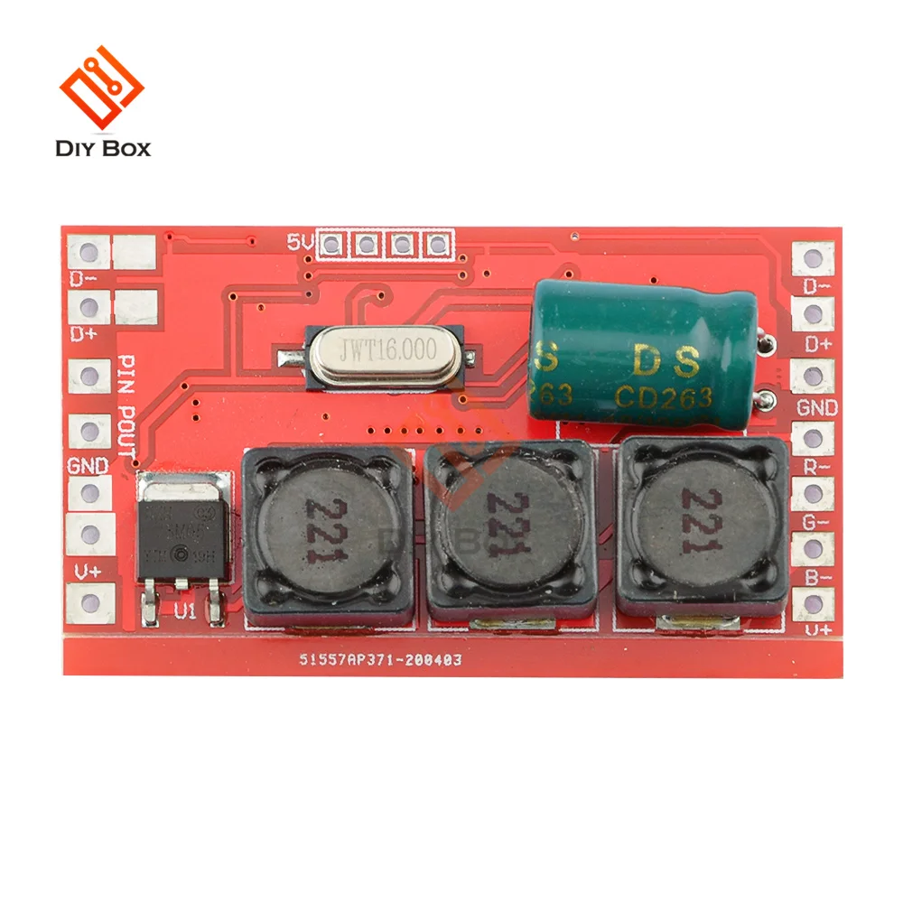 Трехканальный модуль постоянного тока DMX512 DM-100DC 36 Вт 600 мА Светодиодный драйвер