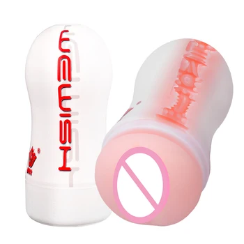 Hand Free Male Masturbator Cup Vaginal Oral Sex Masturbate No Vibrating Masturbation Pocket Pussy Mouth Blowjob Sex Toys for Men 4