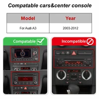 Linux 7 Inch Wireless CarPlay For Apple Android Auto Car Radio For Audi A3 8P S3 2003 2004-2012 GPS Stereo Multimedia RDS BT 6