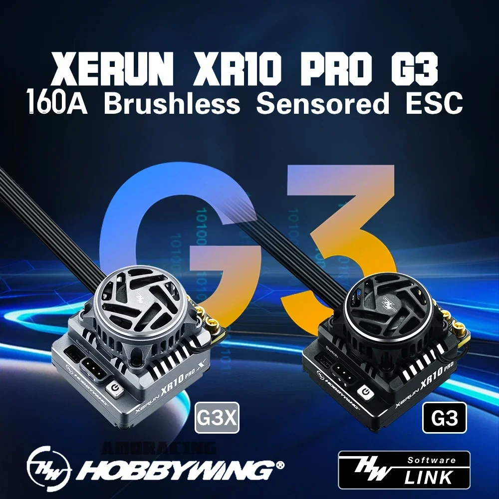 HOBBYWING XeRun XR10 Pro G3 G3X 160A Brushless Sensored ESC