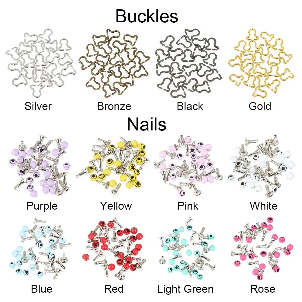 Metal Doll Belt Buckles for 1/6 BJD Dolls DIY Accessories
