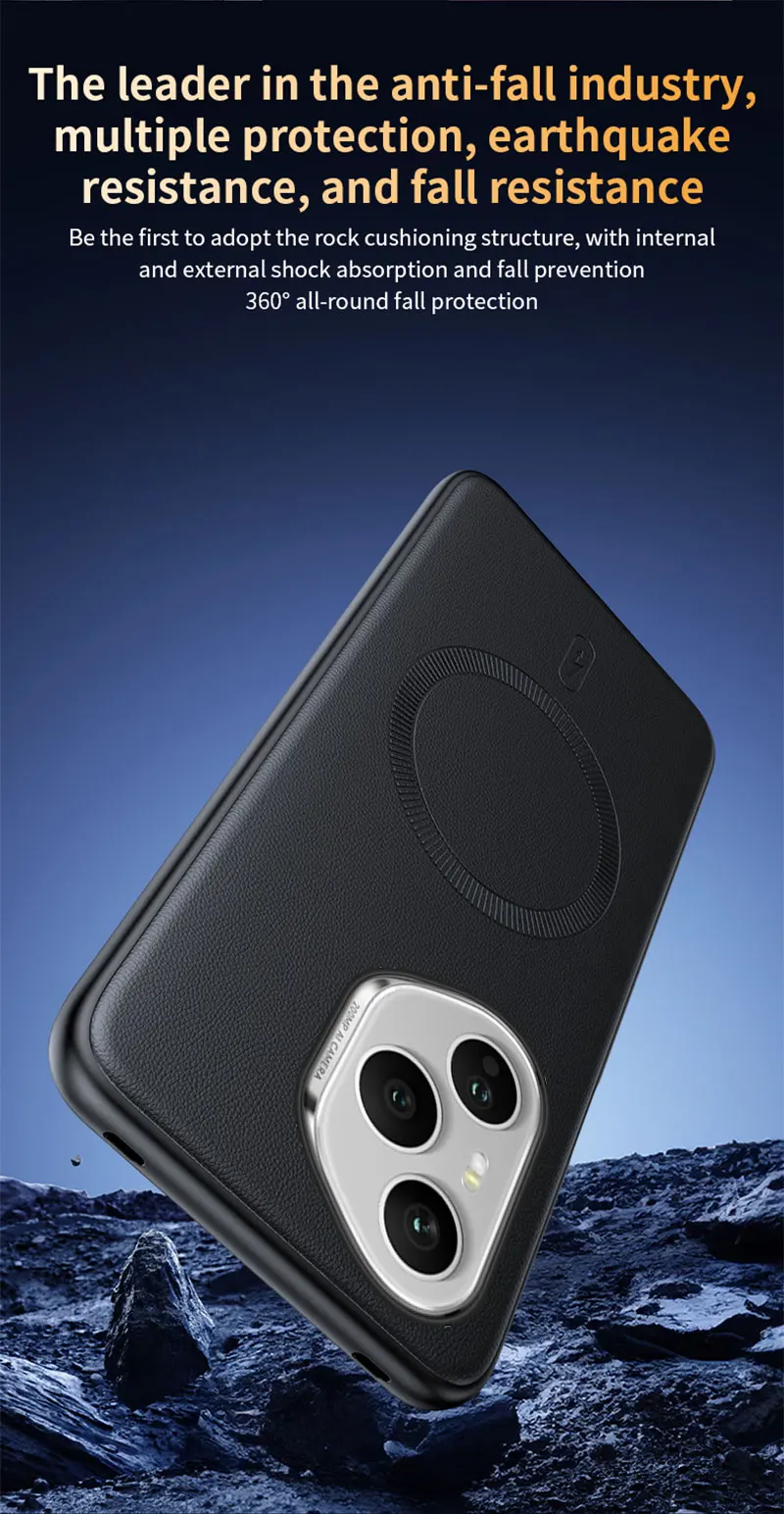 Für Honor 400 Pro Fall Magnetische Leder Schild Abdeckung Für Honor 400 Pro Hohe Qualität Anti-Fingerprint Nicht-Slip PC + TPU – Detail 15