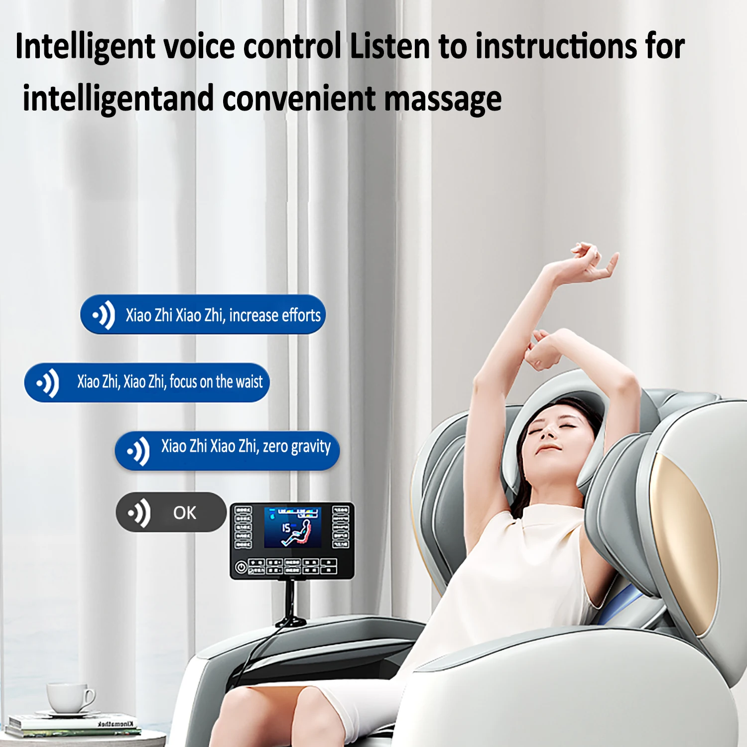 3-year warranty Full Body Massage Chair Zero Gravity 4D Shiatsu Massage Recliner Chair Heating Function luetooth Music Airbags 2