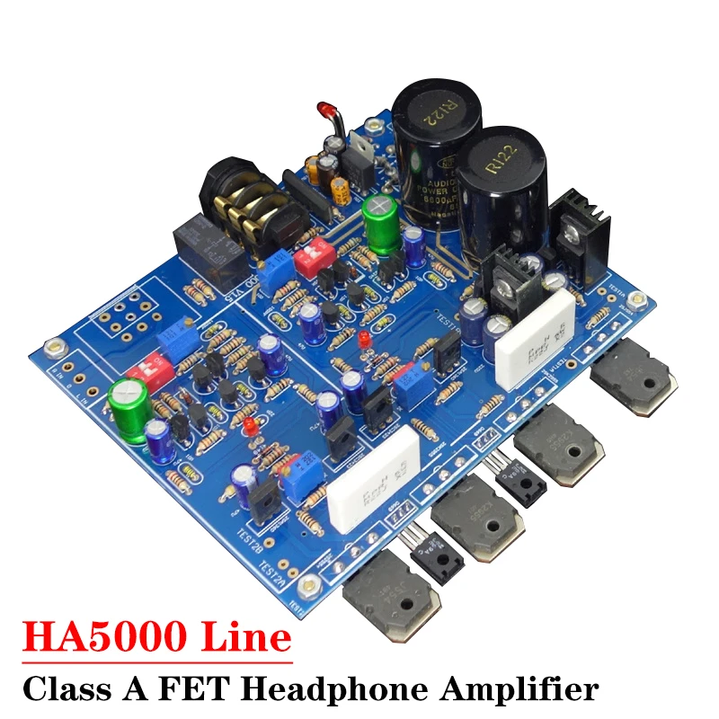 См. Комплект платы усилителя для наушников HA5000 Line Diy FET K2955, J554 Class A усилитель звука для наушников