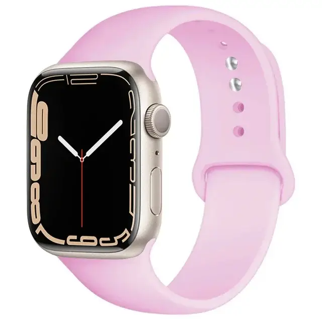 Silicone Band For Apple Watch strap 46mm 44mm 45mm 40mm 41mm 42-38mm 49mm sport bracelet iwatch series 11 10 9 8 7 6 5 SE Ultra3 - Image 44
