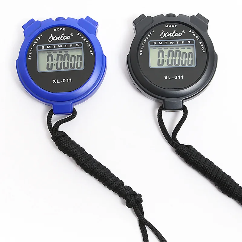 Portable Handheld Sports Stop Watch Digital Display Fitness Timer Counter 4colors For Sports Stopwatch Chronograph Professional 6