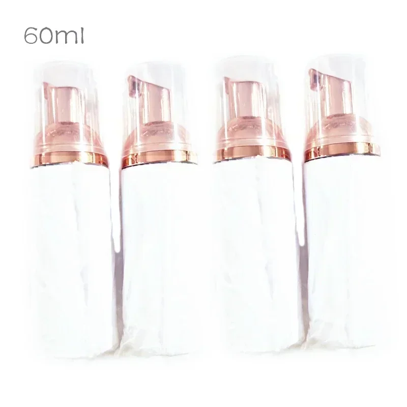 Plastic Squeeze Bottles 10/30/50pcs Plastic Foam Bottle Dispenser Foam Eyelash Cosmetic Pump Bottle Empty Face Cleaner Soap Rose Gold