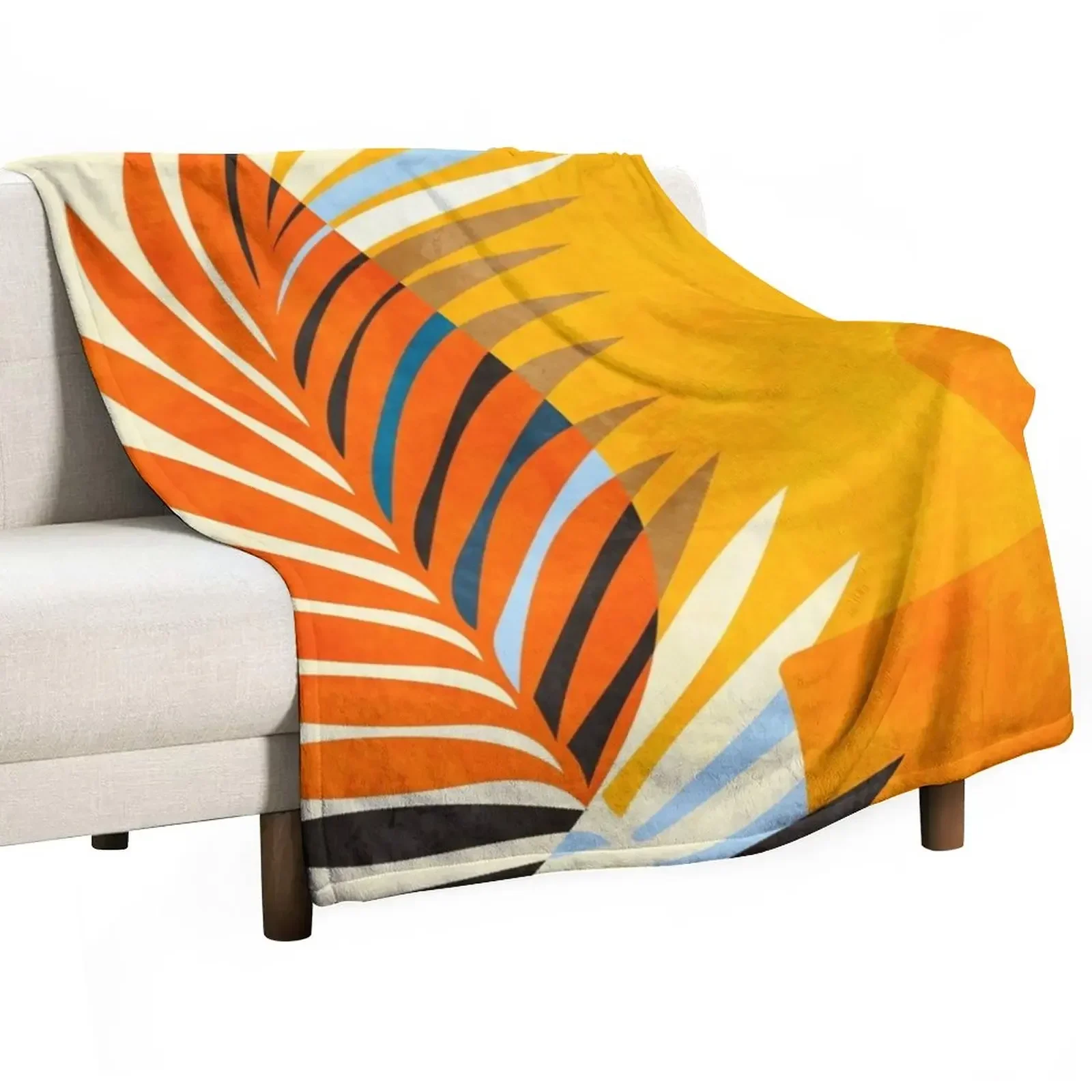 

La Linea shapes and colors 2 Throw Blanket Beach christmas decoration Sofas Blankets